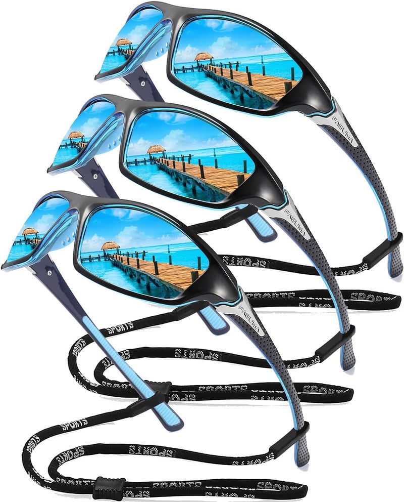 FAGUMA Sports Polarized Sunglasses For Men Cycling Driving Fishing UV400 Protection - Image 1